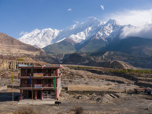annapurna hadigaun jomsom npl nepal nilgiri pashchimanchal hotel lodge mountain