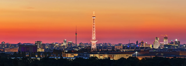 Berlin Sunrise - Skyline Panorama