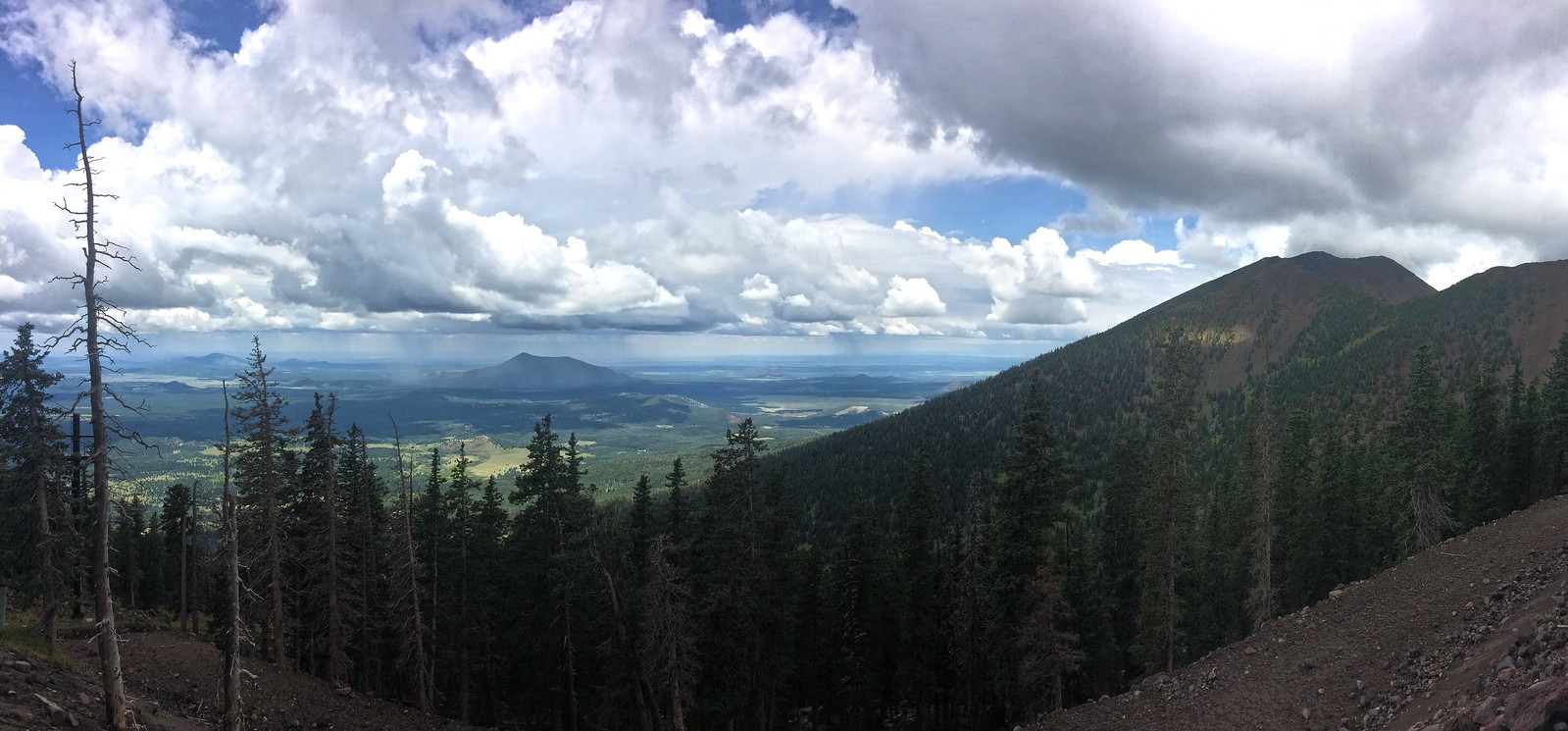 Panorama atop Agazzi Peak