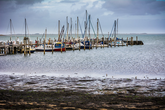 Small port on Sylt, Germany
