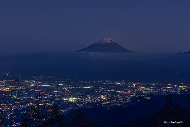Mt.fuji from  Amariyama Twilight