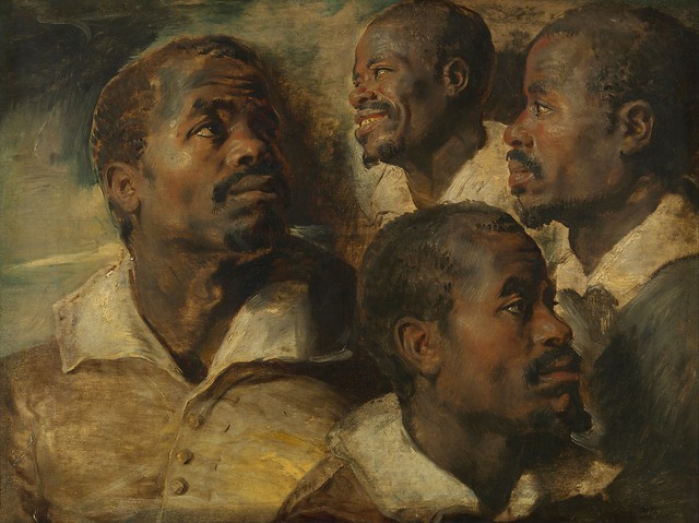 Peter Paul Rubens, Vier Studien des Kopfs eines Mohren - Four Studies of a Head of a Moor