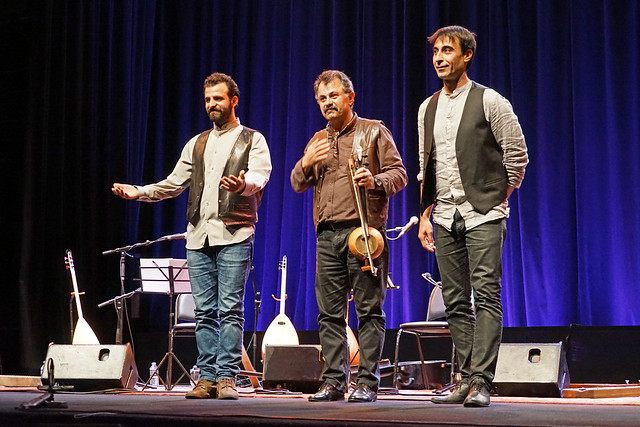 L'ensemble Stranbej, trio de musiciens kurdes (Festival de l'Imaginaire, Paris)