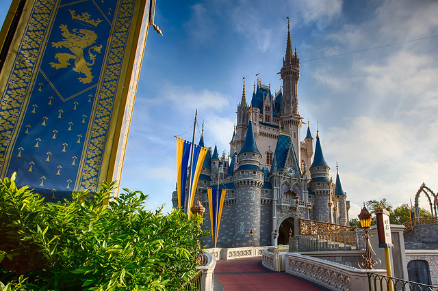HDR Cinderella's Castle Walkway