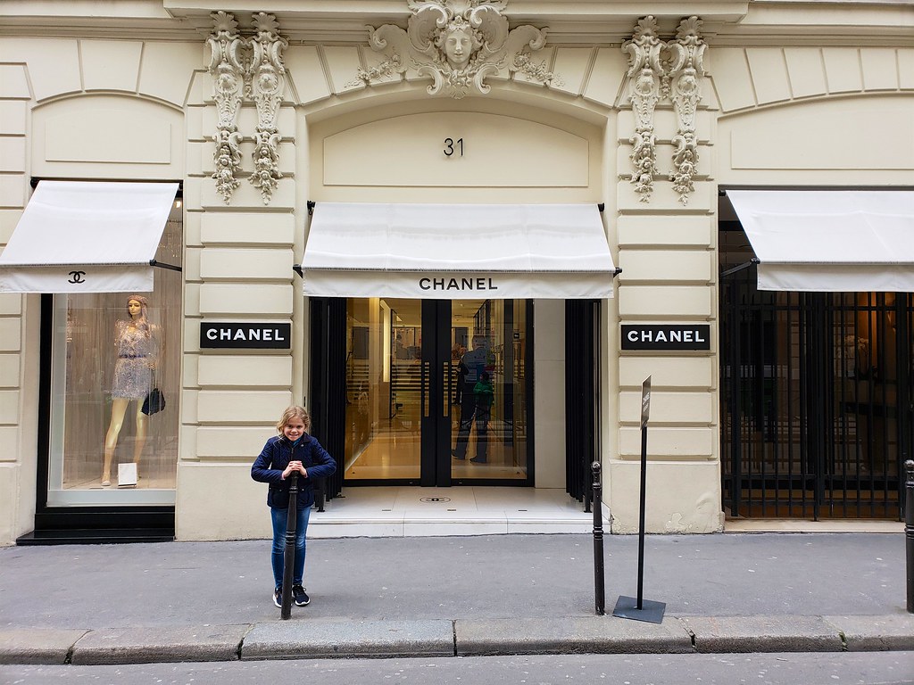 Violet Outside The Original Chanel Store, At 31 Rue Cambon.…