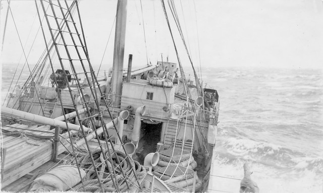 USS Susquehanna at Sea 1918