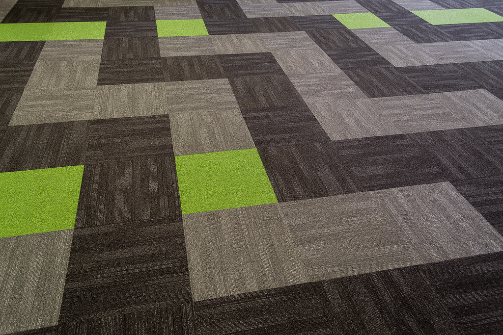 Wainuiomata Library's New Carpet Tile Installation