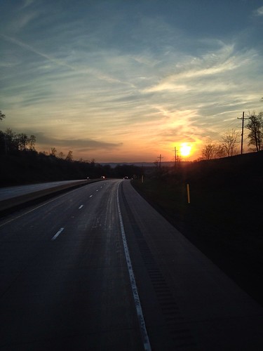sunset night day cloudy pennsylvania pa iphone megabus iphoneography