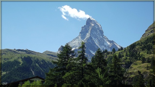 Le Cervin depuis Zermatt - Matterhorn taken from Zermatt