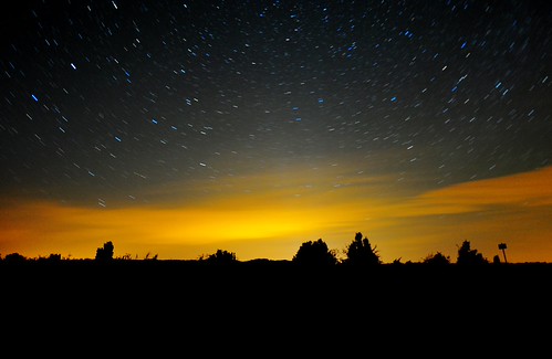 Estrellas girando by fracator, sky night stars noche cielo estrellas