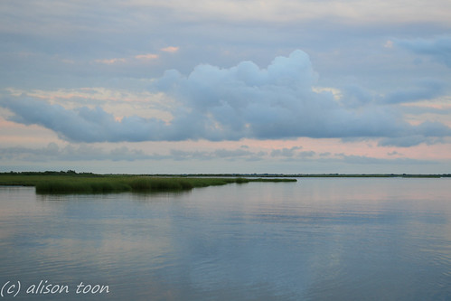 sky newyork reflection clouds sunrise bay calm longisland wetlands masticbeach oceancloud