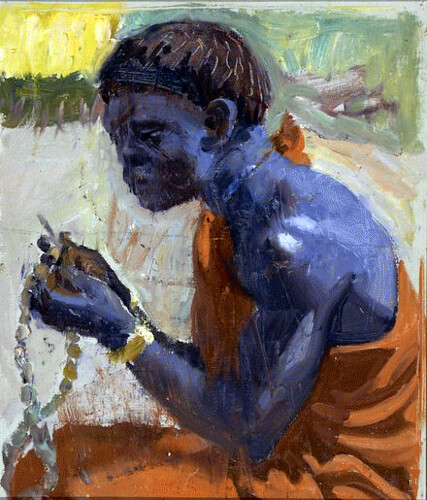 Gallen-Kallela, Akseli (1865-1931) 1909-10 Kikuyu Blue (Private Collection)