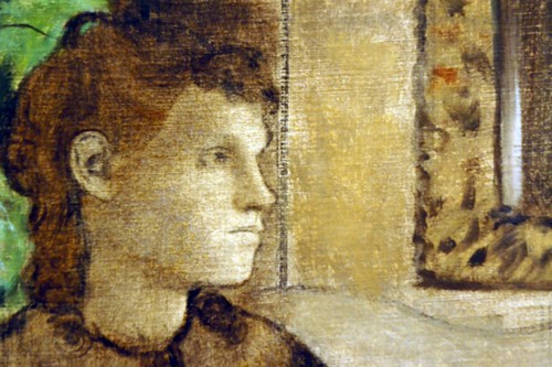 Toile/Cadre Edgar Degas - Madame Théodore Gobillard - Prête à Accrocher, Style Impressionnisme