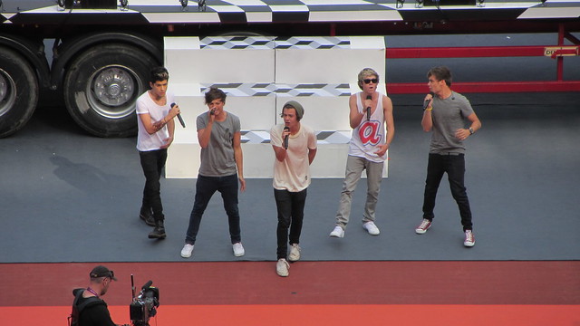 London 2012 One Direction rehearsal