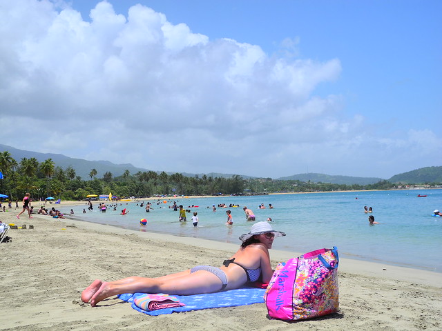 A day at Luquillo beach, Puerto Rico