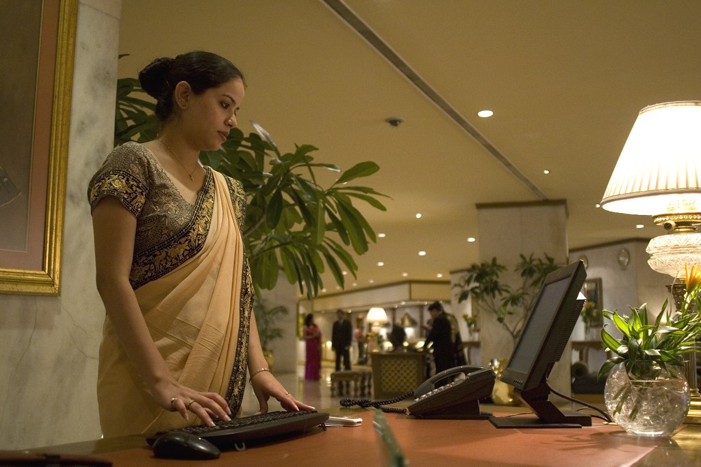 India Front Desk Officer Employee At The Taj Palace Hotel Flickr