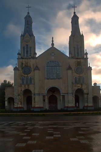 chile church sunrise cathedral catedral iglesia castro backlit chiloe d300 robertocumsille