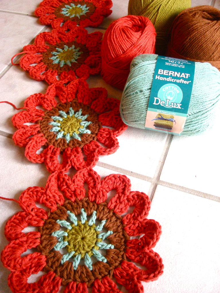 Flowers | Loving this new Bernat cotton yarn. | ltl blonde | Flickr