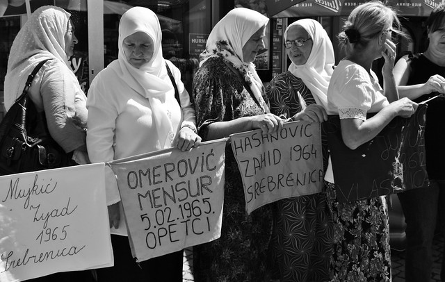 Women Of Srebrenica Protest
