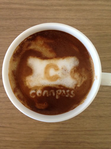 Today's latte, connpass. | Yuko Honda | Flickr