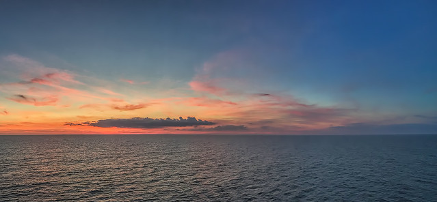 Day 14 - Sunset over the English Channel