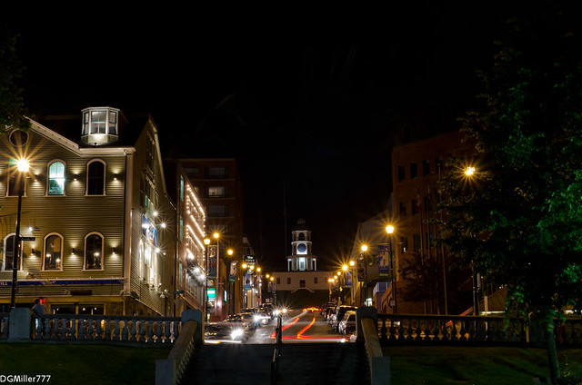Carmichael Street at night