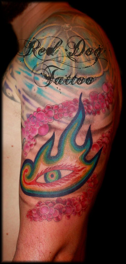 Gorka psychedelic Eye tattoo | Tattoo done at Red Dog Tattoo… | Flickr