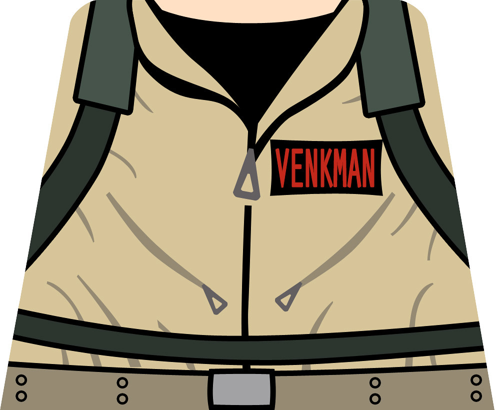 Peter Venkman - for White Waterslide Decal Paper