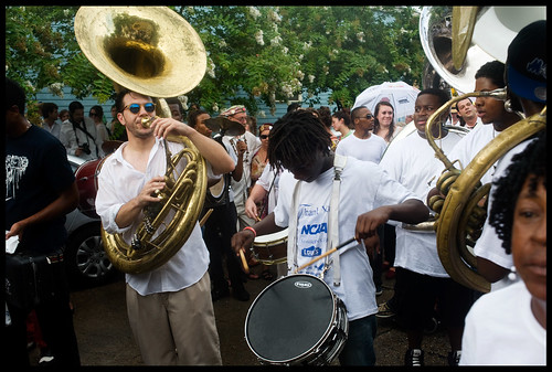 Uncle Lionel Batiste's Memorial Second Line. by Ryan Hodgson-Rigsbee