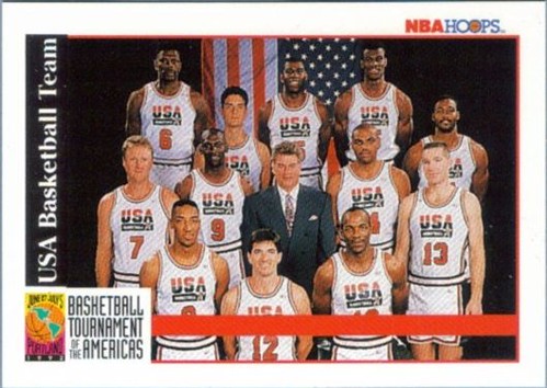 Dream Team NBA Hoops Tournament of the Americas card (1992… | Flickr