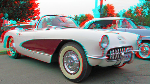 stereoscopic stereophoto 3d anaglyph iowa stereo carshow lemars redcyan 3dimages 3dphoto scooptheloop 3dphotos 3dpictures stereopicture lemarscarshow081512