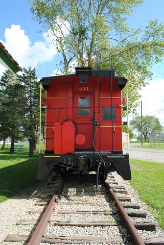 road railroad ohio window train bay plate caboose preserved payne nickle nkp nkp411