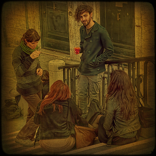 Venice... Youngsters in Dorsoduro. by egold.