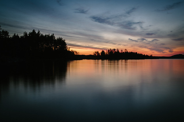 Korvensaari, Finland - Night Sky