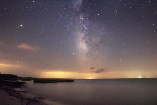 Milky Way over Delaware Bay