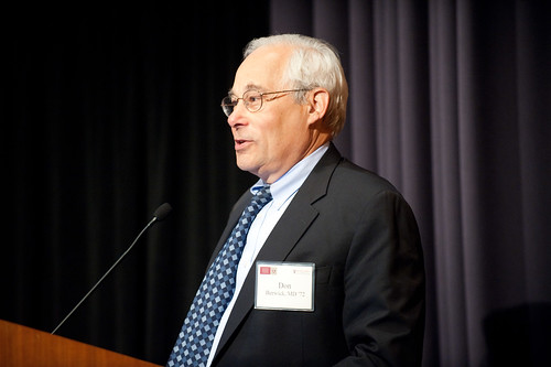 Don Berwick, MD '72 outlines the challenges of healthcare delivery