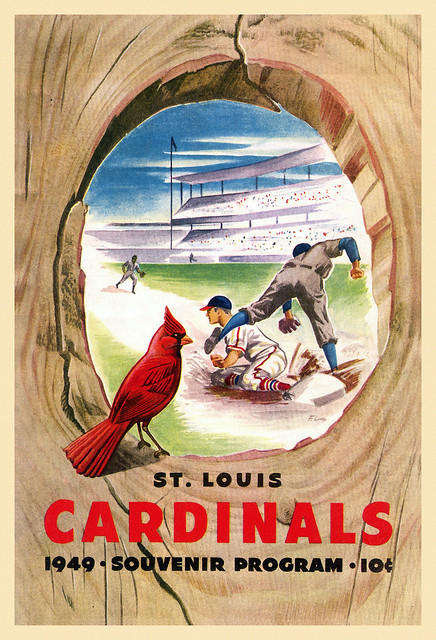 1949 St. Louis Cardinals Scorecard Front Cover
