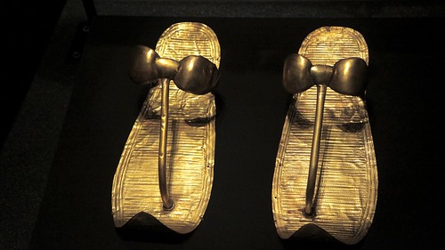 Gold Sandals | King Tut Exhibit at Pacific Science Centre | Marina | Flickr