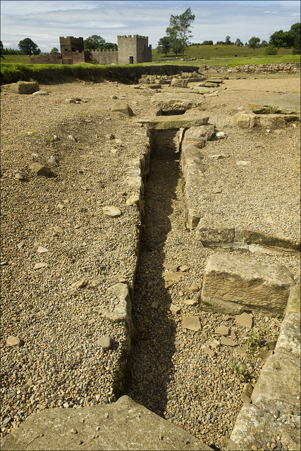 Hypocaust under the Roman Fort at Vindolanda