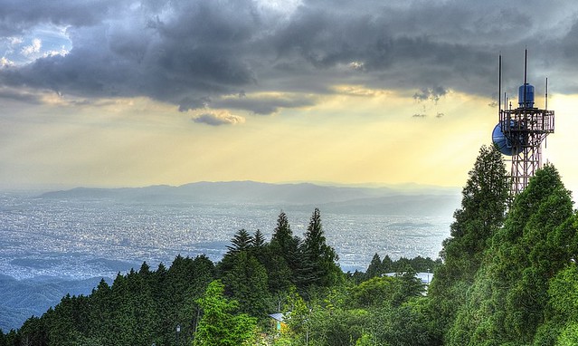 Mount Hieizan Sunset
