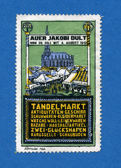 Werbemarke Auer-Dult 1912
