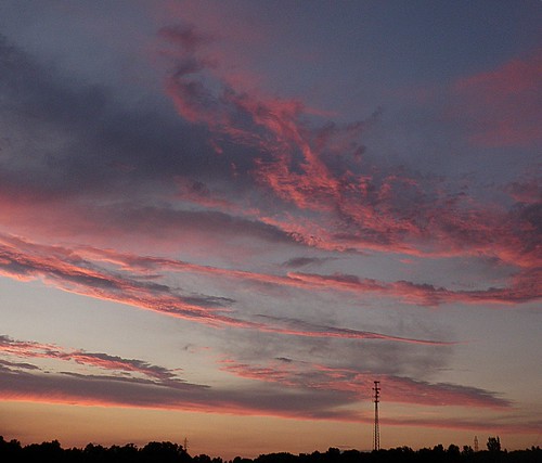 red sky evening browncountyoh hamersville