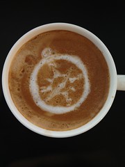 Today's latte, Safari.