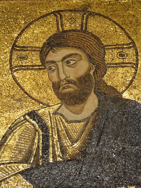 Detail of the Christ - Torcello cathedral