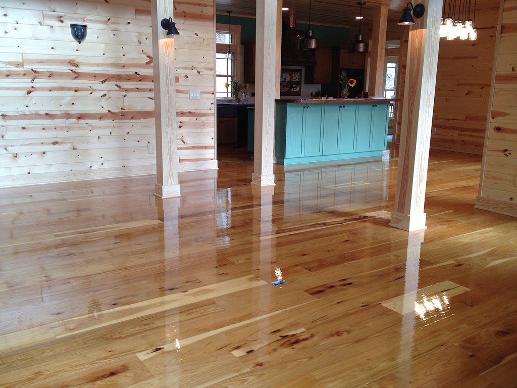 Random Width Hickory Floors With Tung Oil Finish Beautifua Flickr
