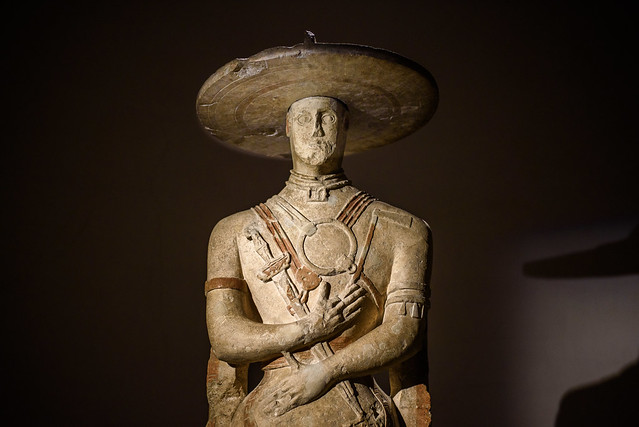 Chieti - Villa Frigerj - Guerriero di Capestrano (Warrior of Capestrano) (6th Century BC)