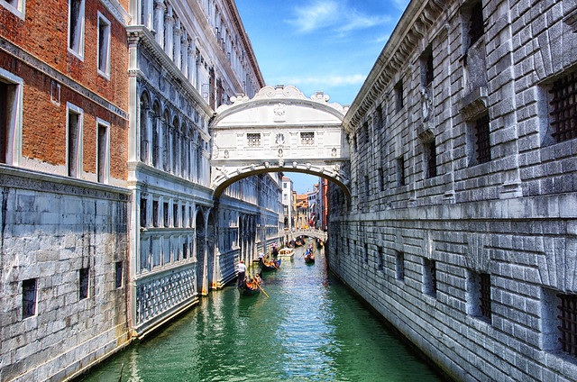 Italy Venice Bridge of Sighs August 2012