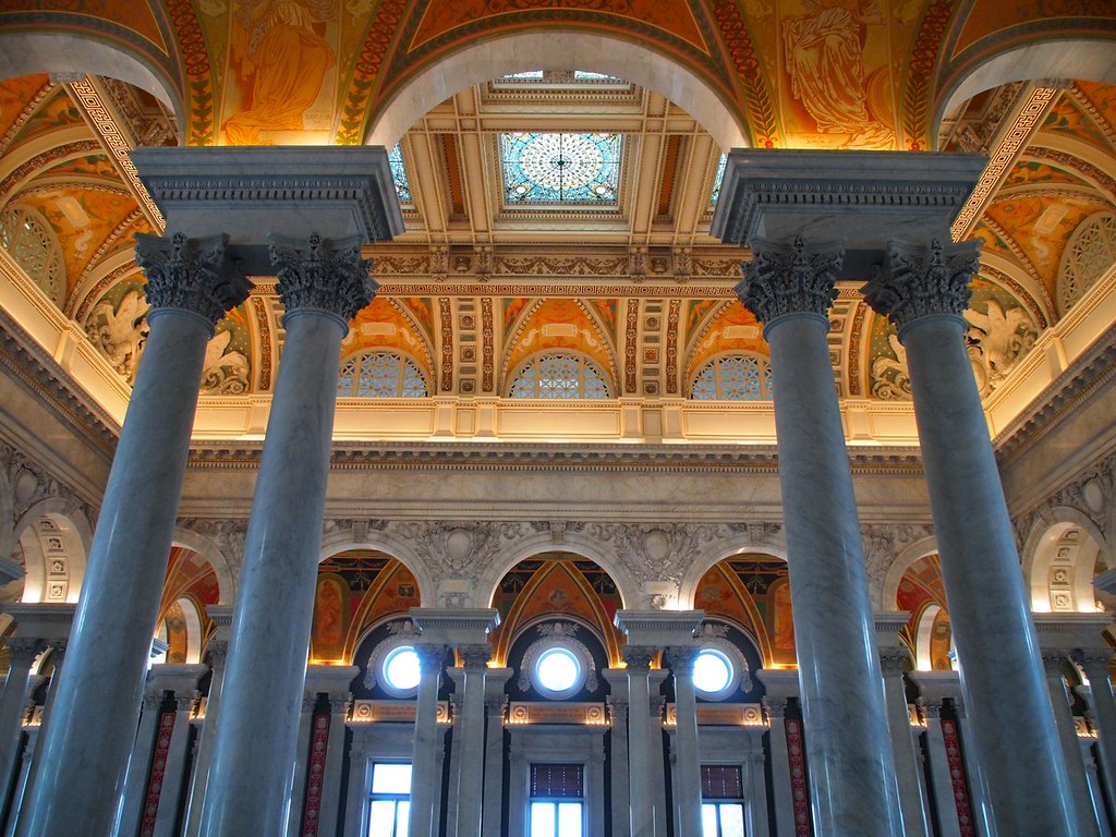 Inside the Library of Congress (Washington DC, USA 2012)