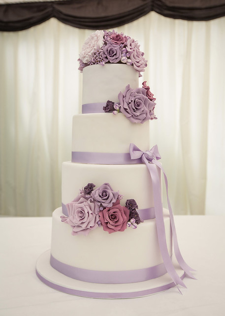 Lilac Wedding Cake