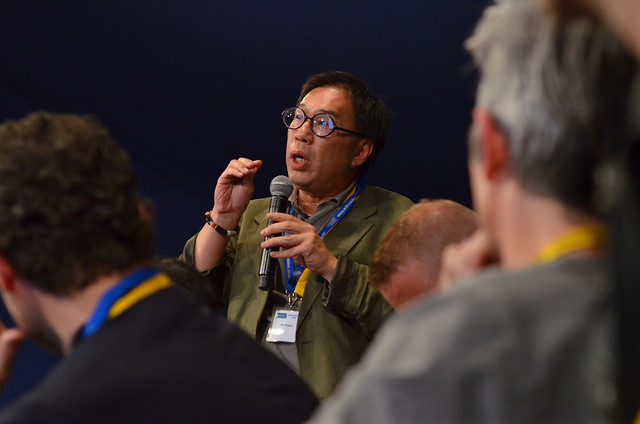 Xi Chuan at the Edinburgh World Writers' Conference